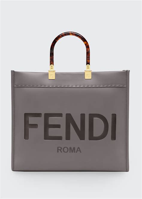 fendi shopper handbags orange|Fendi shopping bag tote.